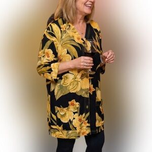 Vintage: Carole Little 80s-oversized Tunic Top - Rare! Collectible Wearable Art